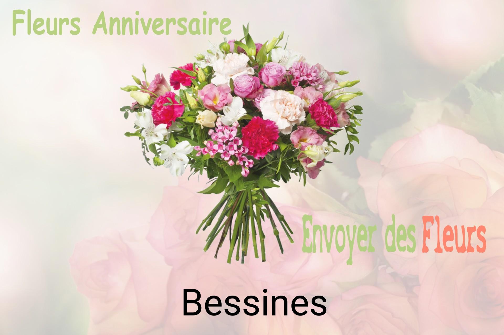 Bouquet de fleurs d’anniversaire livré à Bessines